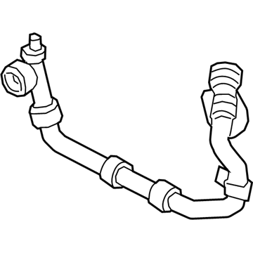 2022 Audi TT Quattro Coolant Pipe - 5Q0-122-051-EL