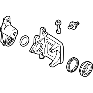 Audi S8 Brake Caliper - 4H0-615-404-A