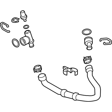 2020 Audi A3 Coolant Pipe - 5Q0-122-051-CT