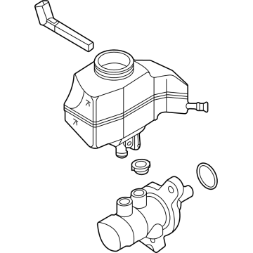 Audi Brake Master Cylinder - 3Q1-614-019-F