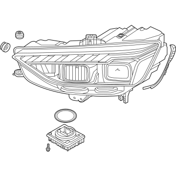 Audi A4 allroad Headlight - 8W0-941-033-F