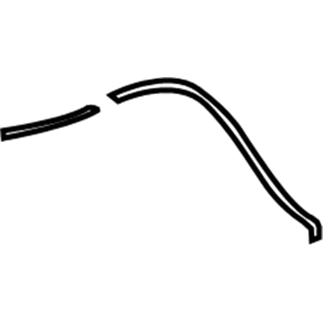 Audi Fuel Door Release Cable - 4F0-862-165-A