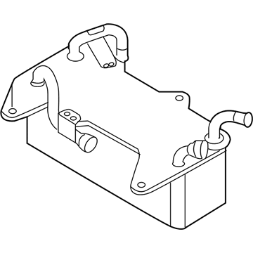 Audi Automatic Transmission Oil Cooler - 4M0-317-021-G