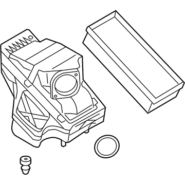 Audi A5 Air Filter Box - 8R0-133-837-AA