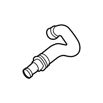 Audi Heater Hose - 80B-819-332-E