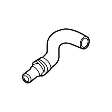 Audi Heater Hose - 80B-819-350-L