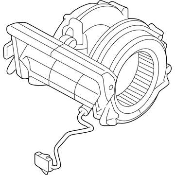 Audi A8 Quattro Blower Motor - 4H0-820-024-A