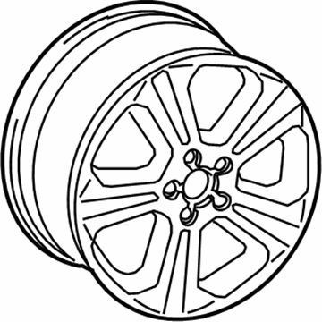 2017 Audi Q5 Alloy Wheels - 8R0-601-025-BK