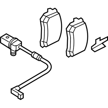 Audi Brake Pad Set - 4G0-698-451-J