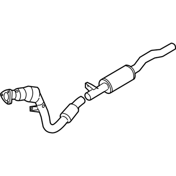 Audi A8 Quattro Catalytic Converter - 4E0-254-501-X