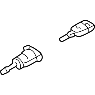 Audi Door Lock Cylinder - 8N0-837-167-B