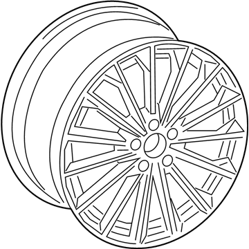 2019 Audi A8 Quattro Alloy Wheels - 4N0-601-025-B