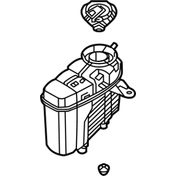 Audi A6 Quattro Coolant Reservoir - 4K0-121-405-AB