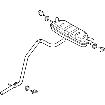 Audi Q3 Muffler - 83A-253-181-Q