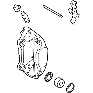 Audi RS7 Brake Caliper - 8R0-615-108-H