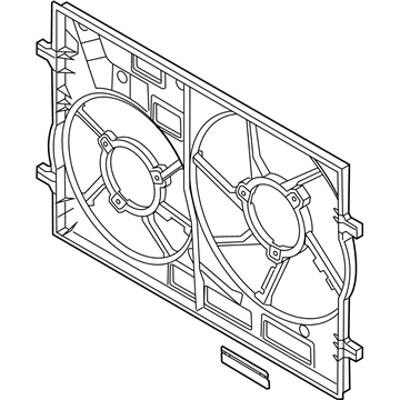 Audi Cooling Fan Shroud - 3Q0-121-205-B