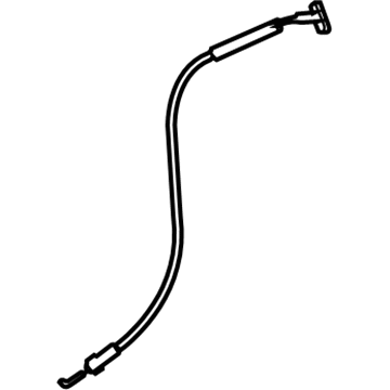 Audi Fuel Door Release Cable - 8J0-809-977-C