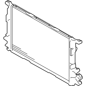 Audi A4 Quattro Radiator - 8K0-121-251-H