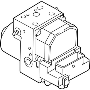 Audi A4 Quattro ABS Control Module - 8E0-614-111-F