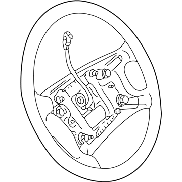 Audi Allroad Quattro Steering Wheel - 8Z0-419-091-BK-1UN