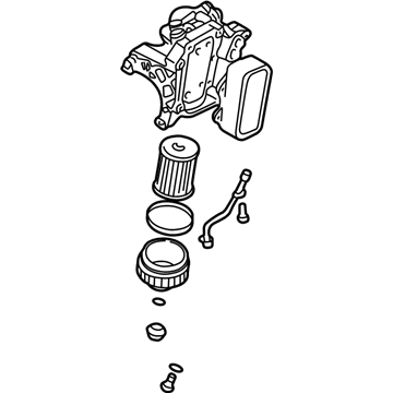 Audi 077-115-401-J Oil Filter Housing