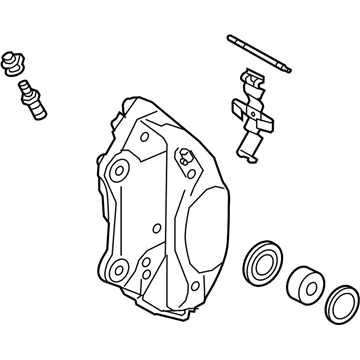 Audi RS7 Brake Caliper - 8R0-615-107-H