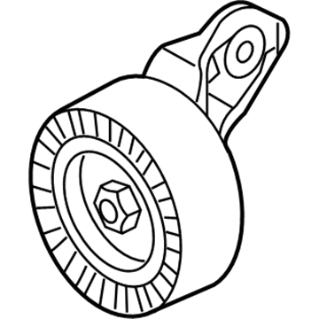 Audi TT Quattro Idler Pulley - 07K-145-172-C