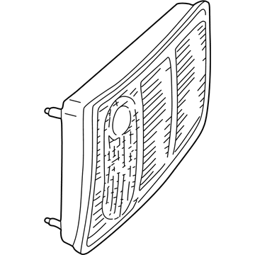 Audi Tail Light Lens - 4D0-945-093-G