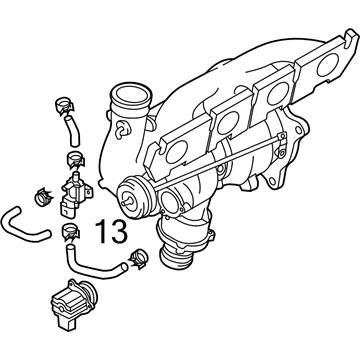 Audi Q5 Turbocharger - 06H-145-703-S