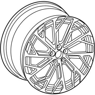 2021 Audi A8 Quattro Alloy Wheels - 4N0-601-025-AF