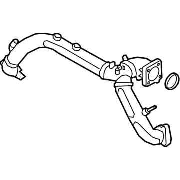 Audi Q8 Coolant Pipe - 06M-145-674-DR