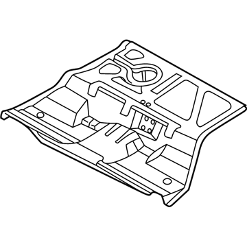 Audi A6 Floor Pan - 4B0-802-087-D