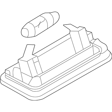 Audi License Plate Lights - 8N0-943-022-A