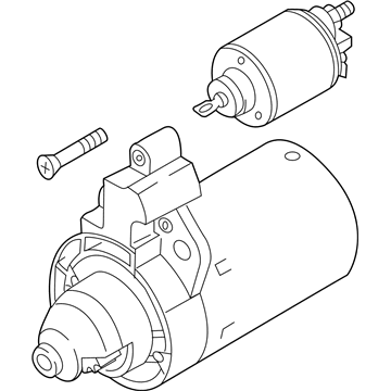 Audi Starter - 02Z-911-023-LX