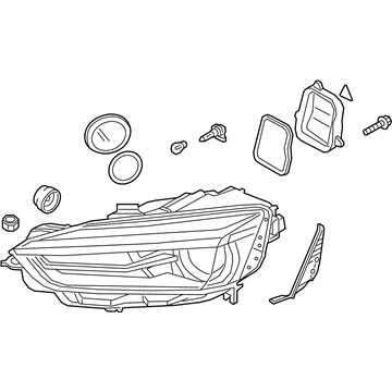 Audi A5 Quattro Headlight - 8W6-941-043-E