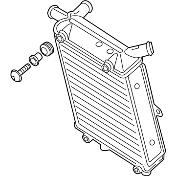 Audi TT Quattro Radiator - 8E0-121-212-H