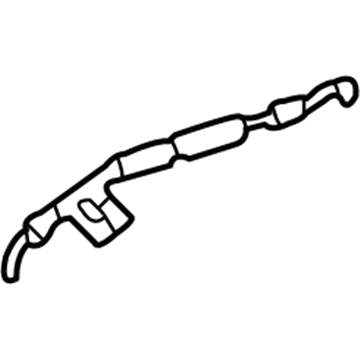 Audi Fuel Door Release Cable - 8N0-809-977