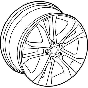 Audi Q3 Quattro Alloy Wheels - 8U0-601-025-R