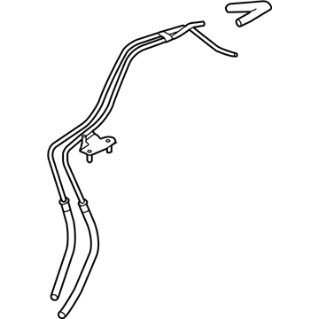 Audi TT Quattro Power Steering Hose - 8N0-422-891-E