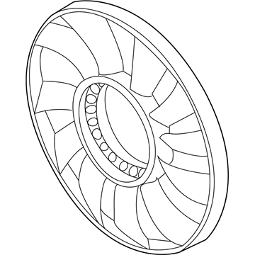 Audi Cooling Fan Assembly - 4Z7-121-301