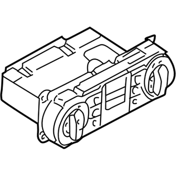 Audi TT A/C Switch - 8N0-820-043-A-B98