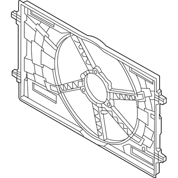 Audi Cooling Fan Shroud - 5Q0-121-205-AR