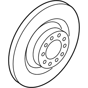 Audi A5 Brake Disc - 4H0-615-601-Q