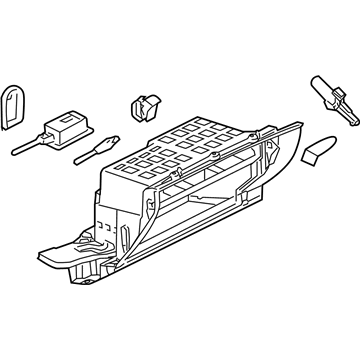 Audi A8 Quattro Glove Box - 4E1-880-384-6H7