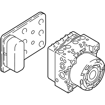 Audi ABS Control Module - 5Q0-614-517-DK-BEF