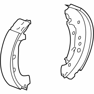 Audi Brake Shoe Set - 1EA-698-525-D