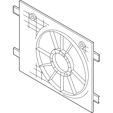 Audi Cooling Fan Shroud - 1EA-121-205