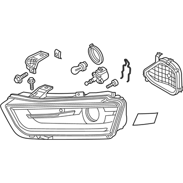 Audi Q3 Quattro Headlight - 8U0-941-043-F