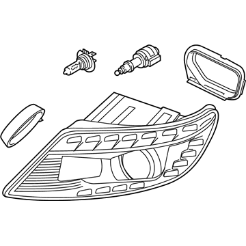 Audi Q7 Headlight - 4L0-941-029-AL