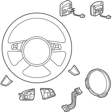 Audi RS7 Steering Wheel - 4G0-419-091-BE-INU